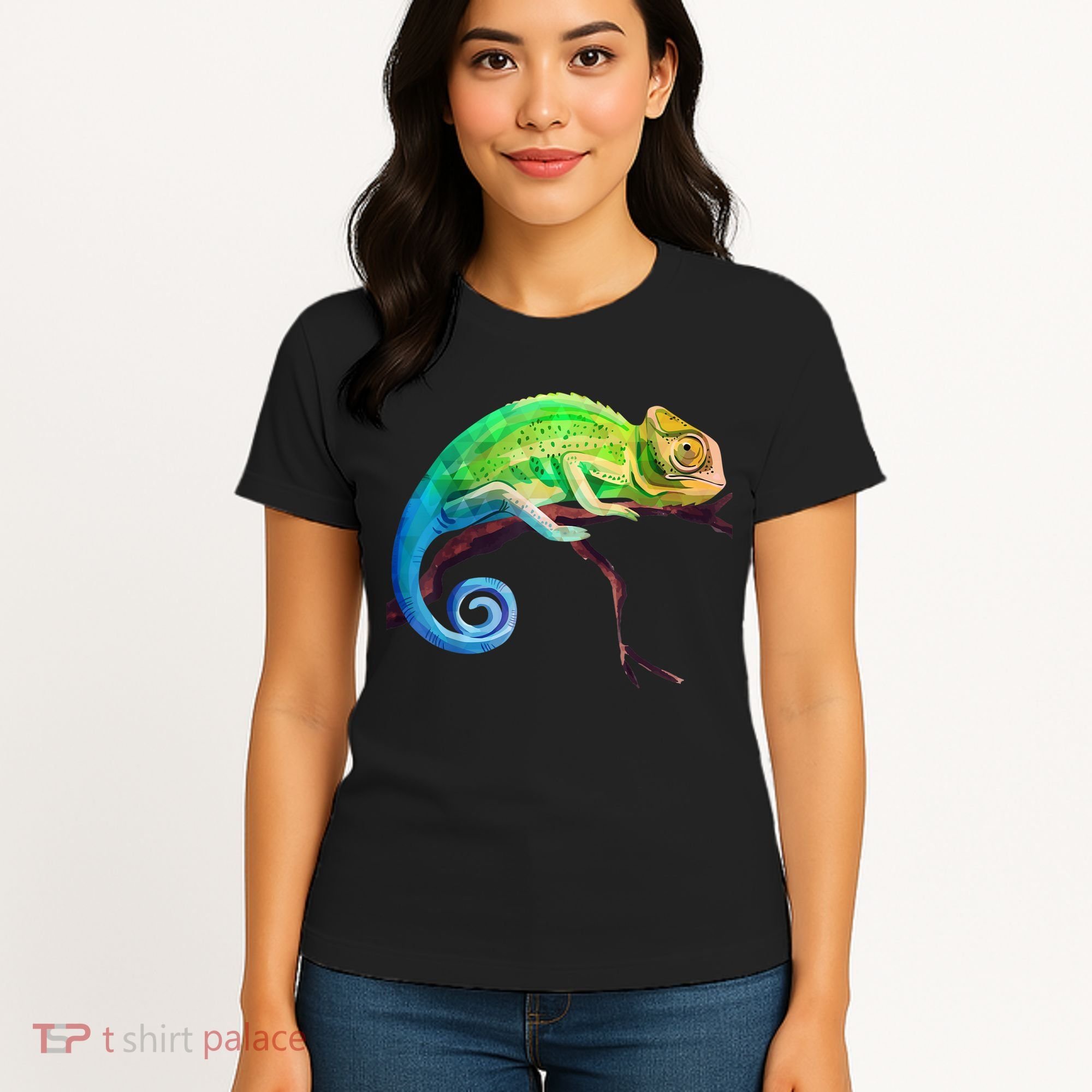 Reptile Zoo Keeper Idea Lizard Safari Chameleon Women's T-Shirt