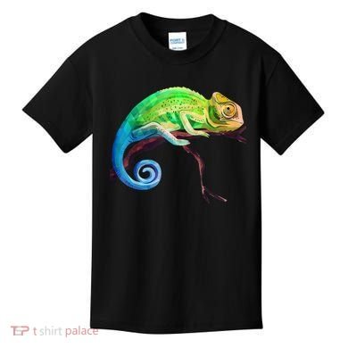 Reptile Zoo Keeper Idea Lizard Safari Chameleon Kids T-Shirt