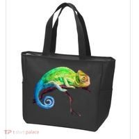 Reptile Zoo Keeper Idea Lizard Safari Chameleon Tote Bag thumb 3