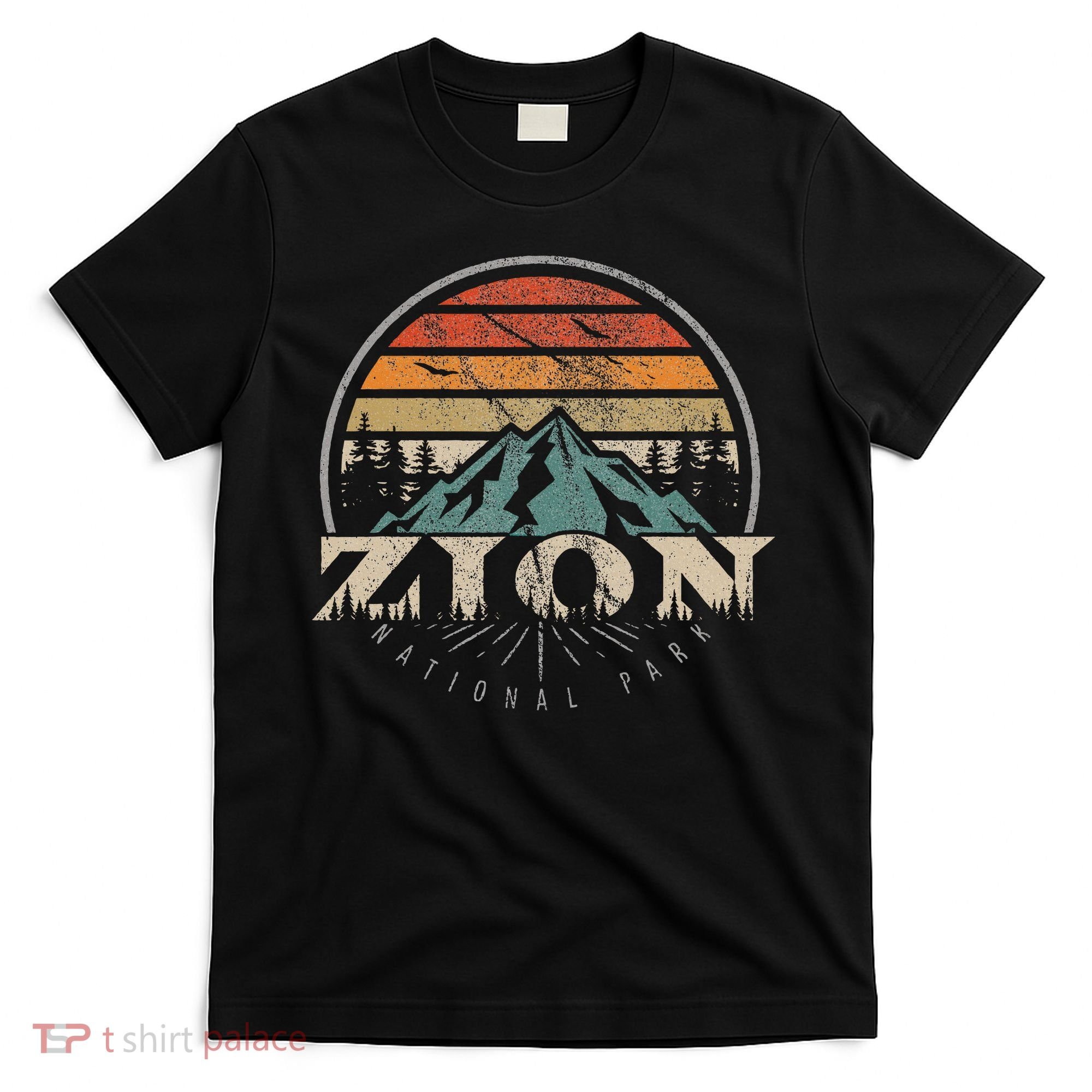 Retro Zion National Park Us Vintage Zion T-Shirt