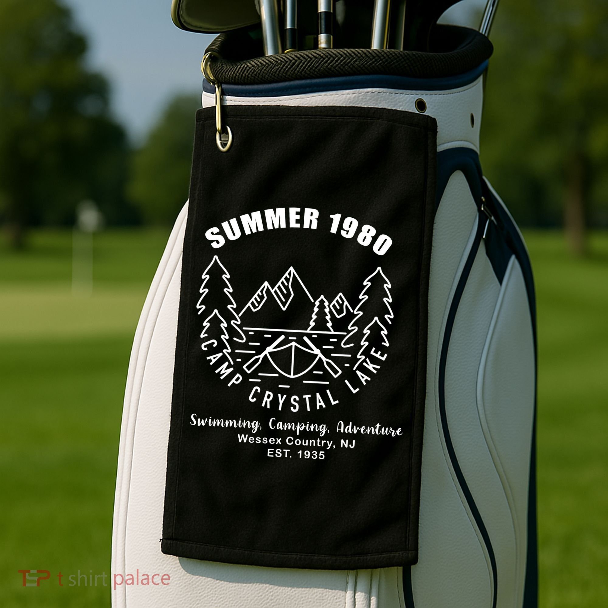 Summer 1980 Camp Crystal Lake Golf Towel