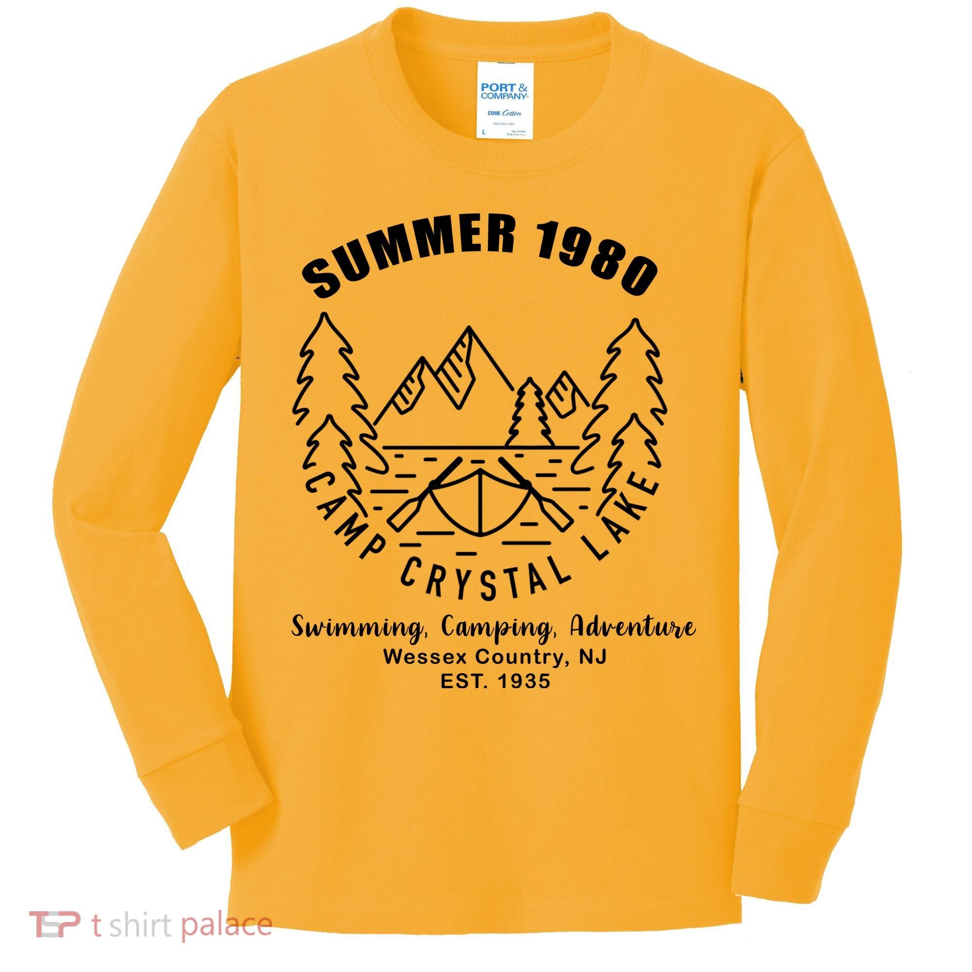 Summer 1980 Camp Crystal Lake Kids Long Sleeve Shirt