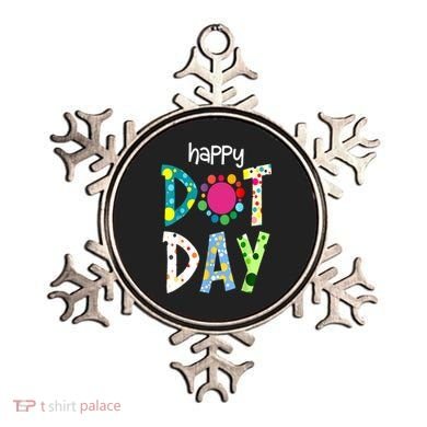 September 15th Colorful Polka Happy Dot Day Teacher Gift Ornament