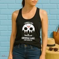 Summer 1980 Crystal Lake Camp Counselor Women's Tank Top thumb 2