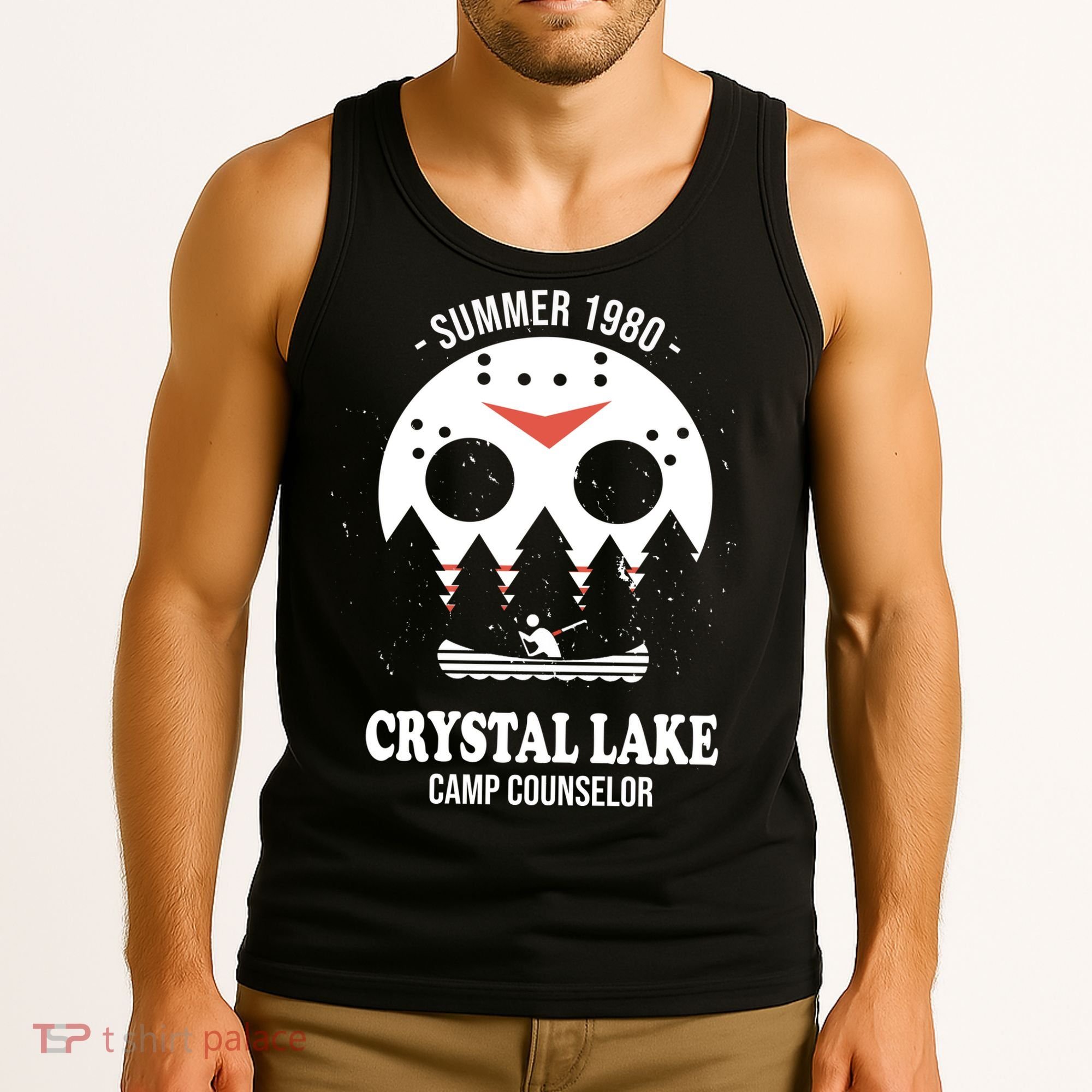 Summer 1980 Crystal Lake Camp Counselor Tank Top