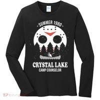 Summer 1980 Crystal Lake Camp Counselor Women's Long Sleeve Shirt thumb 0