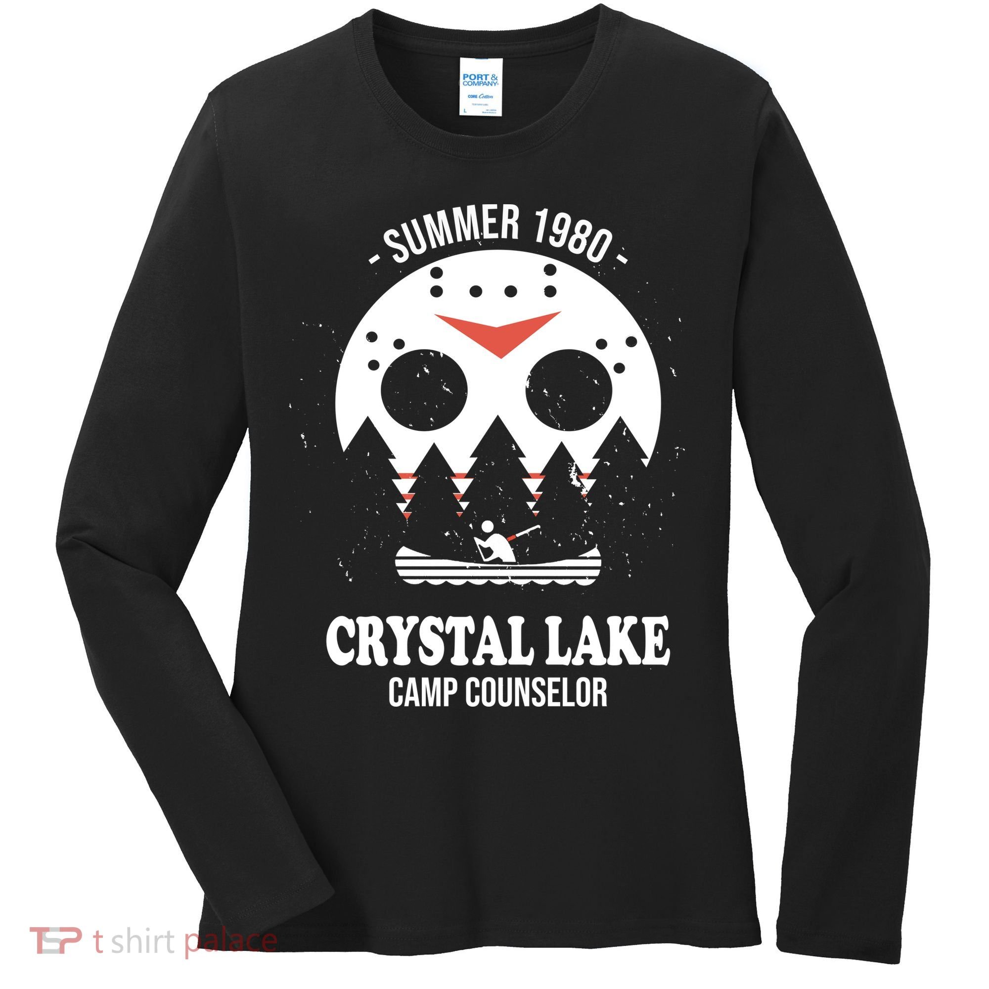 Summer 1980 Crystal Lake Camp Counselor Women's Long Sleeve Shirt