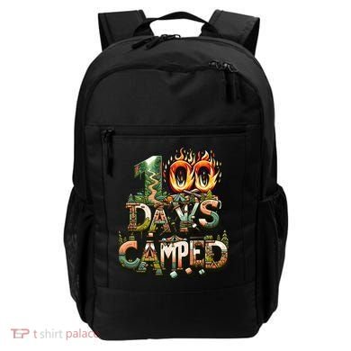 School 100 Days Camped Forest And Camp Fires Back To School Gift Backpack