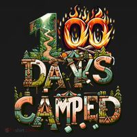 School 100 Days Camped Forest And Camp Fires Back To School Gift Women's Hoodie thumb 2
