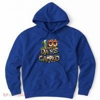 School 100 Days Camped Forest And Camp Fires Back To School Gift Hoodie thumb 0