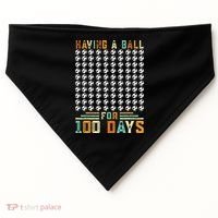 Soccer 100th Day Of School  USA-Made Doggie Bandana thumb 0