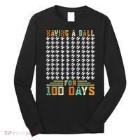 Soccer 100th Day Of School  Long Sleeve Shirt thumb 0