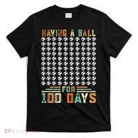 Soccer 100th Day Of School  T-Shirt thumb 0