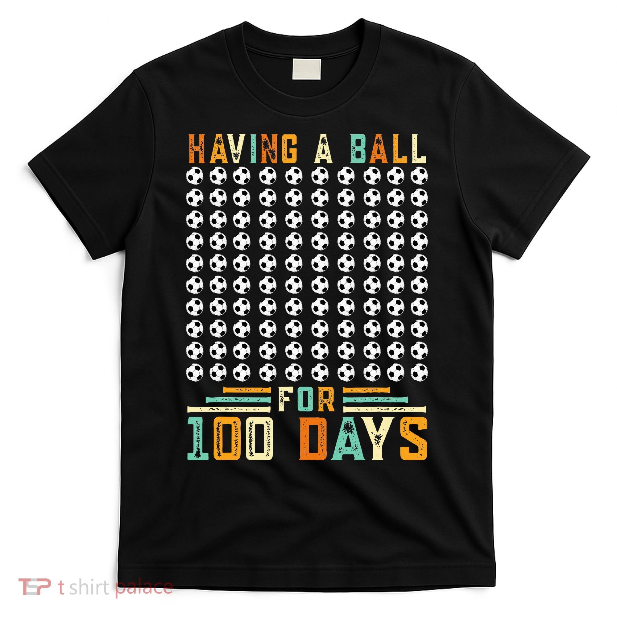 Soccer 100th Day Of School  T-Shirt