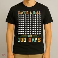 Soccer 100th Day Of School  T-Shirt thumb 3