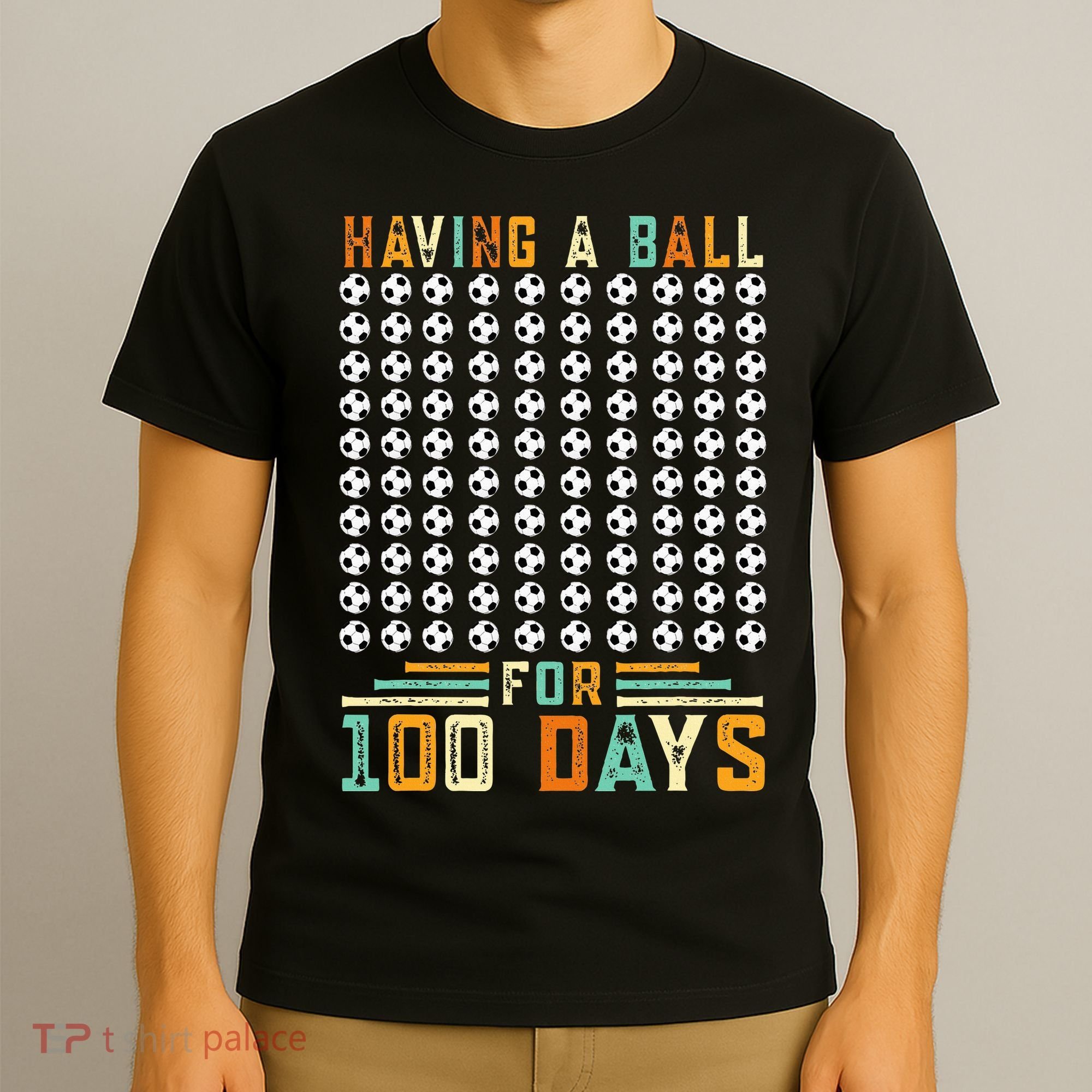 Soccer 100th Day Of School  T-Shirt