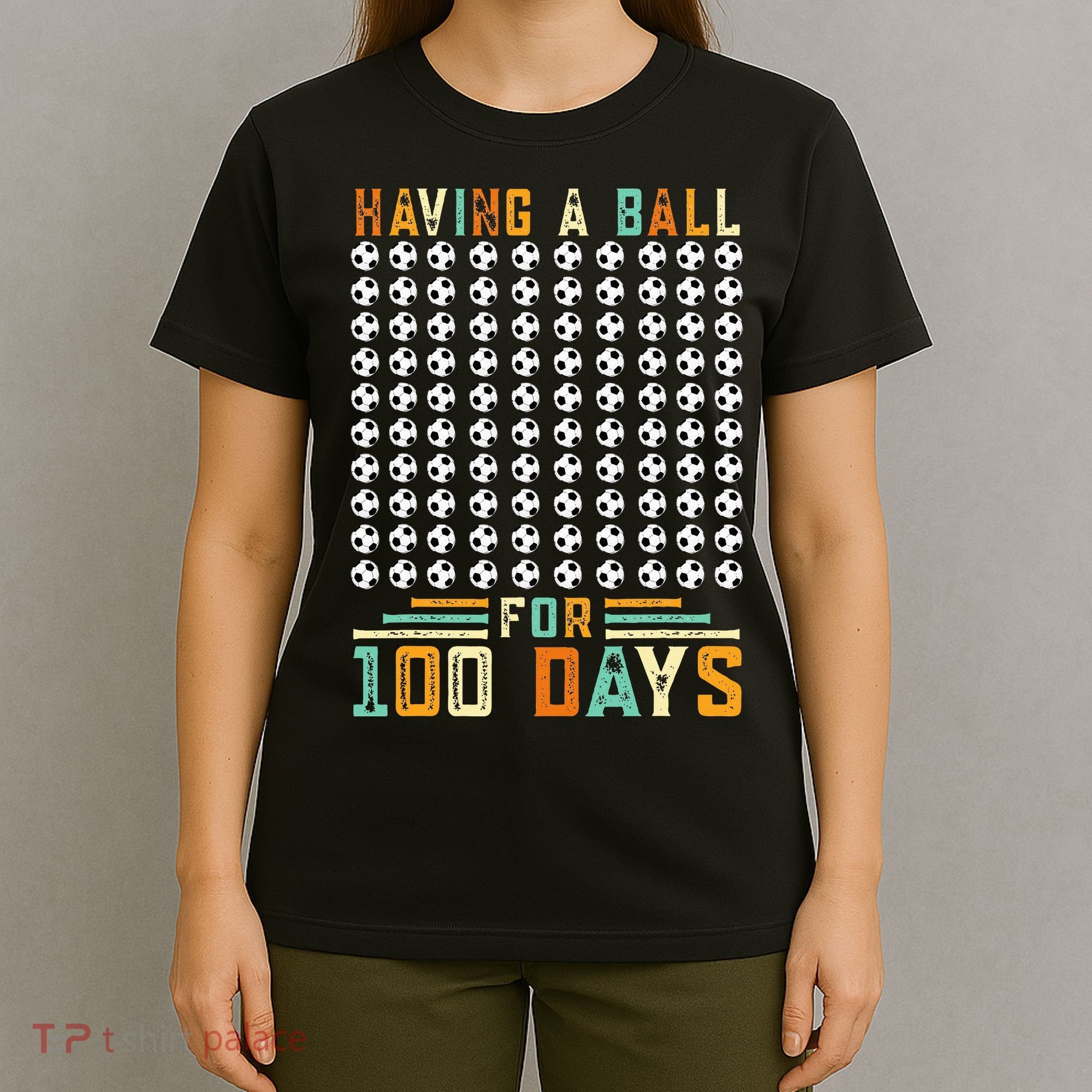 Soccer 100th Day Of School  T-Shirt