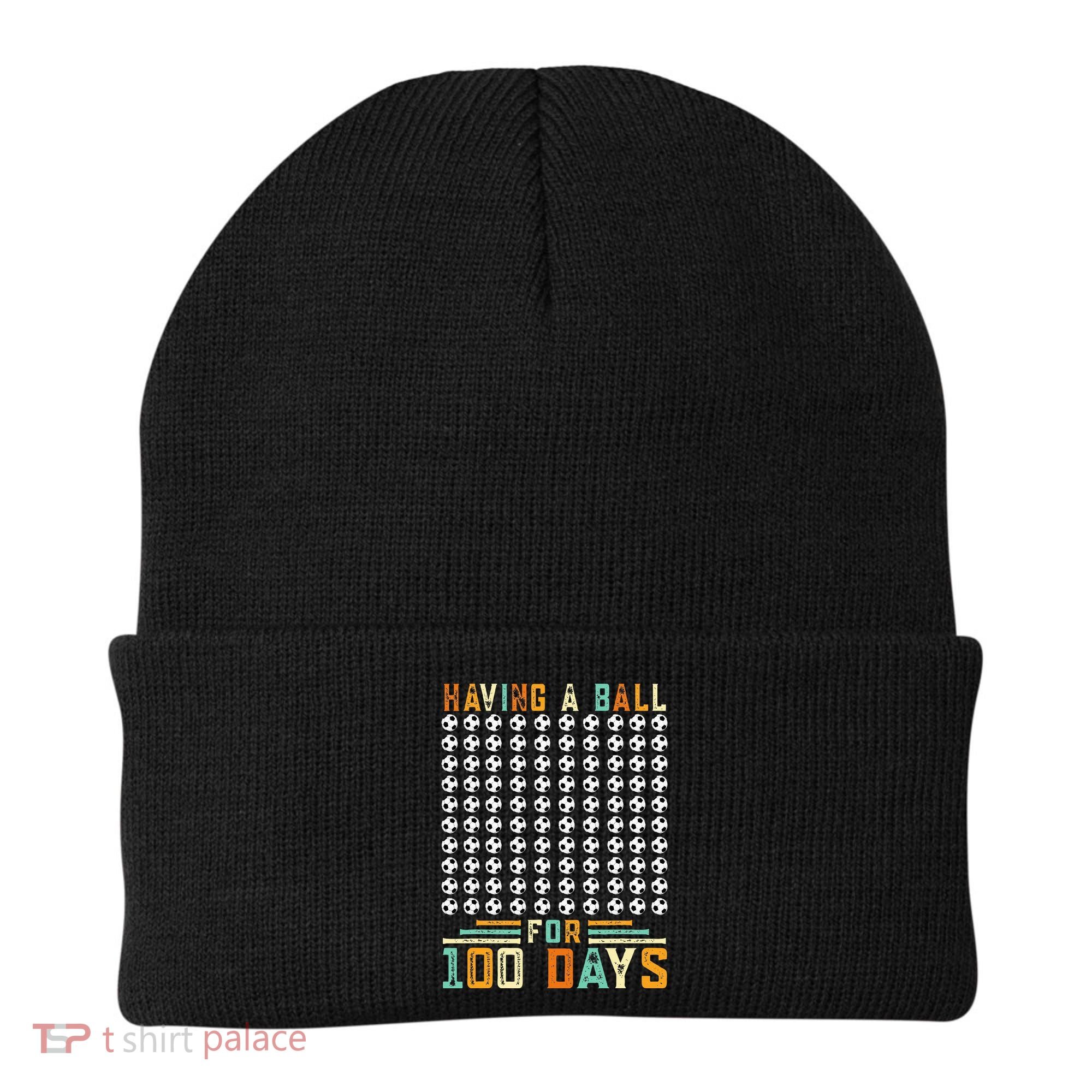 Soccer 100th Day Of School  Beanie