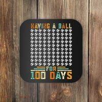 Soccer 100th Day Of School  Coaster thumb 0