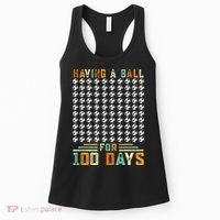 Soccer 100th Day Of School  Women's Tank Top thumb 0