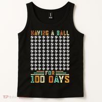 Soccer 100th Day Of School  Tank Top thumb 2