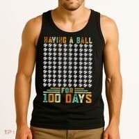 Soccer 100th Day Of School  Tank Top thumb 3
