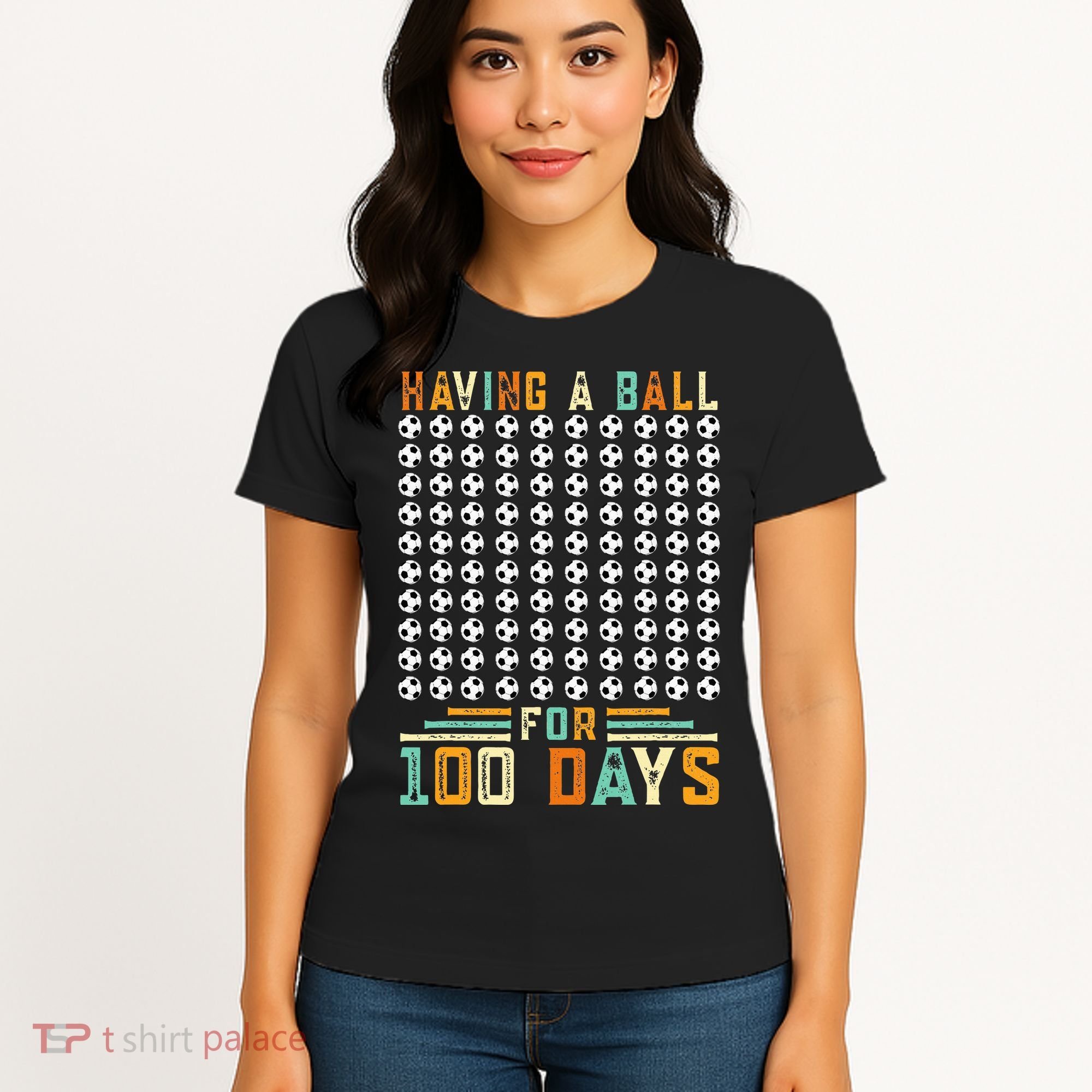 Soccer 100th Day Of School  Women's T-Shirt