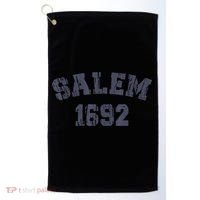 Salem 1692 Halloween Witch Retro Golf Towel thumb 0