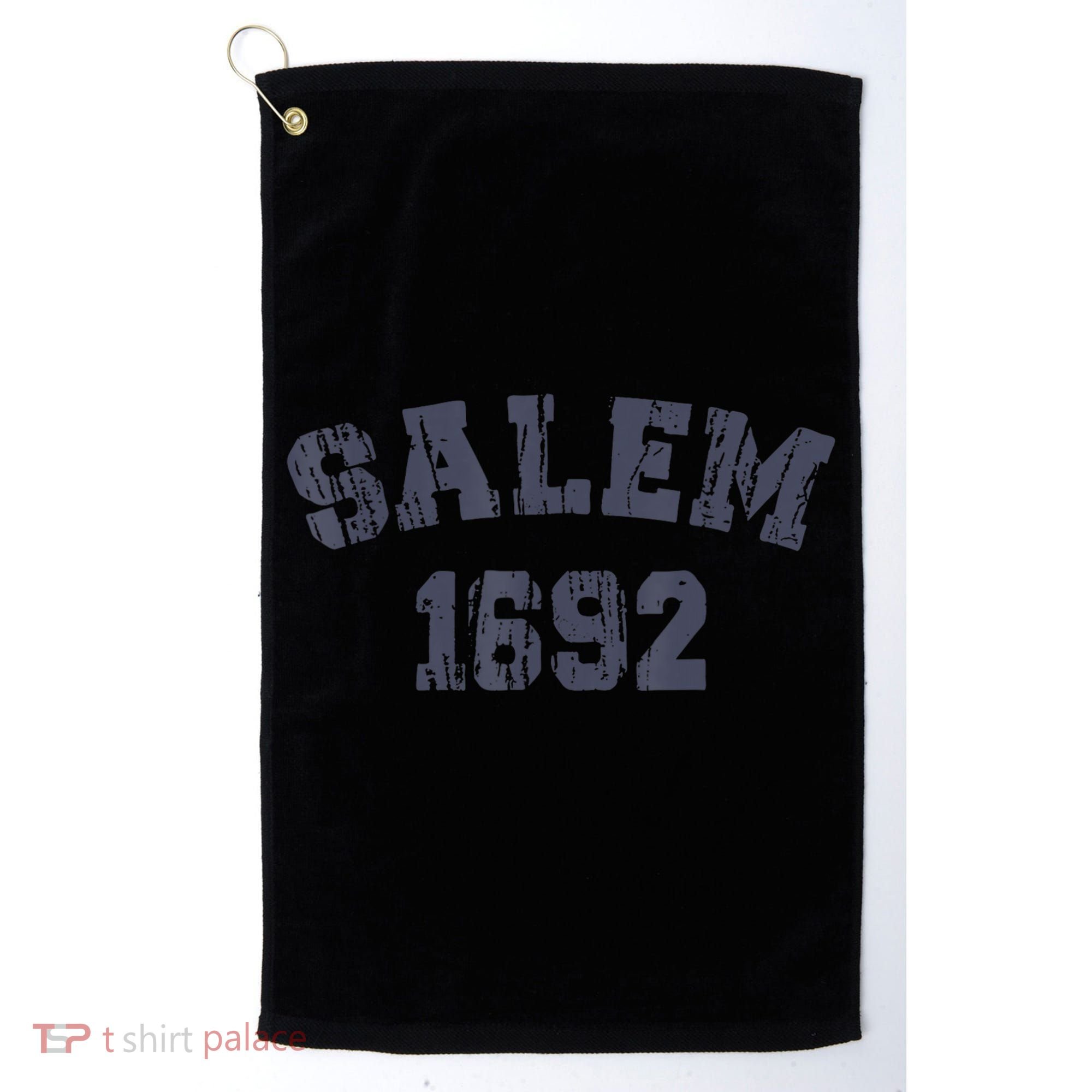 Salem 1692 Halloween Witch Retro Golf Towel