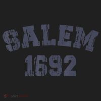Salem 1692 Halloween Witch Retro Golf Towel thumb 3
