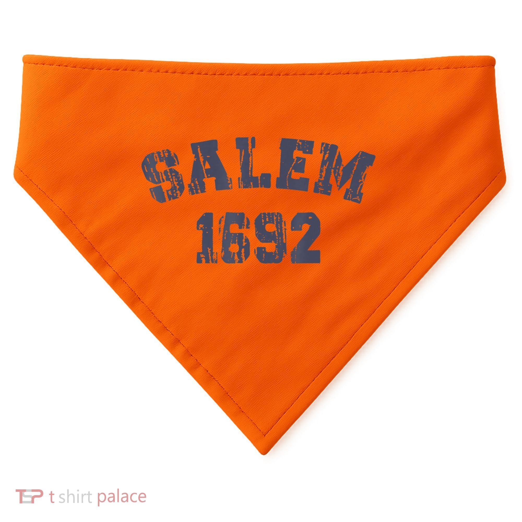 Salem 1692 Halloween Witch Retro USA-Made Doggie Bandana