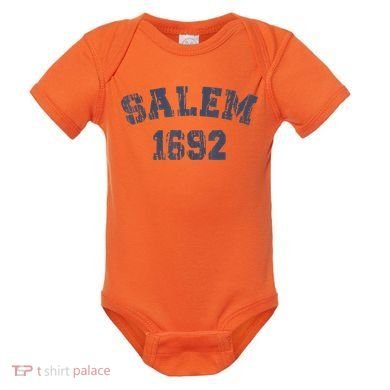 Salem 1692 Halloween Witch Retro Baby Bodysuit