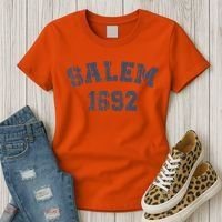 Salem 1692 Halloween Witch Retro Women's T-Shirt thumb 3