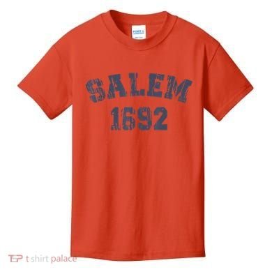 Salem 1692 Halloween Witch Retro Kids T-Shirt