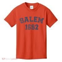 Salem 1692 Halloween Witch Retro Kids T-Shirt thumb 0