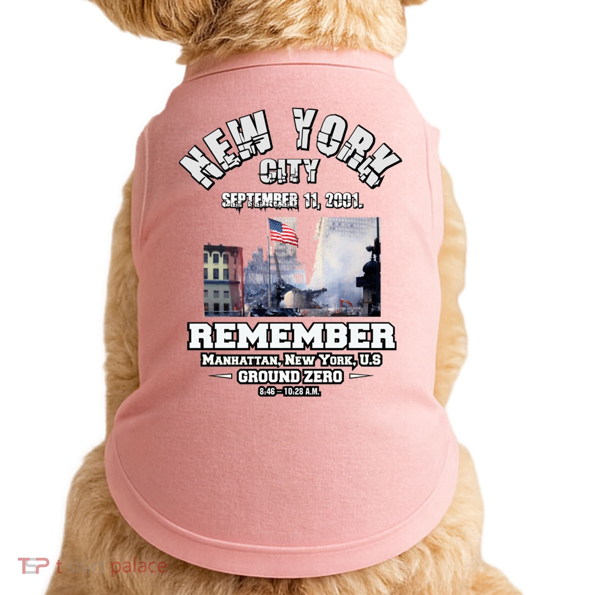 September 11 Remember TShirtSeptember 11 Remember Doggie Tank