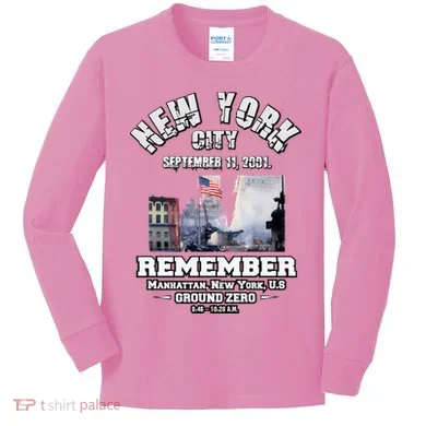 September 11 Remember TShirtSeptember 11 Remember Kids Long Sleeve Shirt