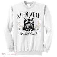 Salem 1692 Social Club Witch Halloween Witchy Women Sweatshirt thumb 0