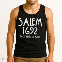 Salem 1692 They Missed One Tank Top thumb 3