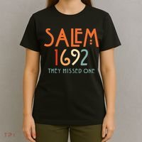 Salem 1692 They Missed One Salem Witch 1692 Halloween T-Shirt thumb 4