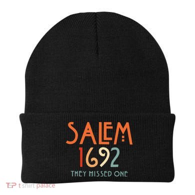 Salem 1692 They Missed One Salem Witch 1692 Halloween Beanie