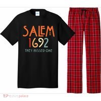 Salem 1692 They Missed One Salem Witch 1692 Halloween Pajama Set thumb 0