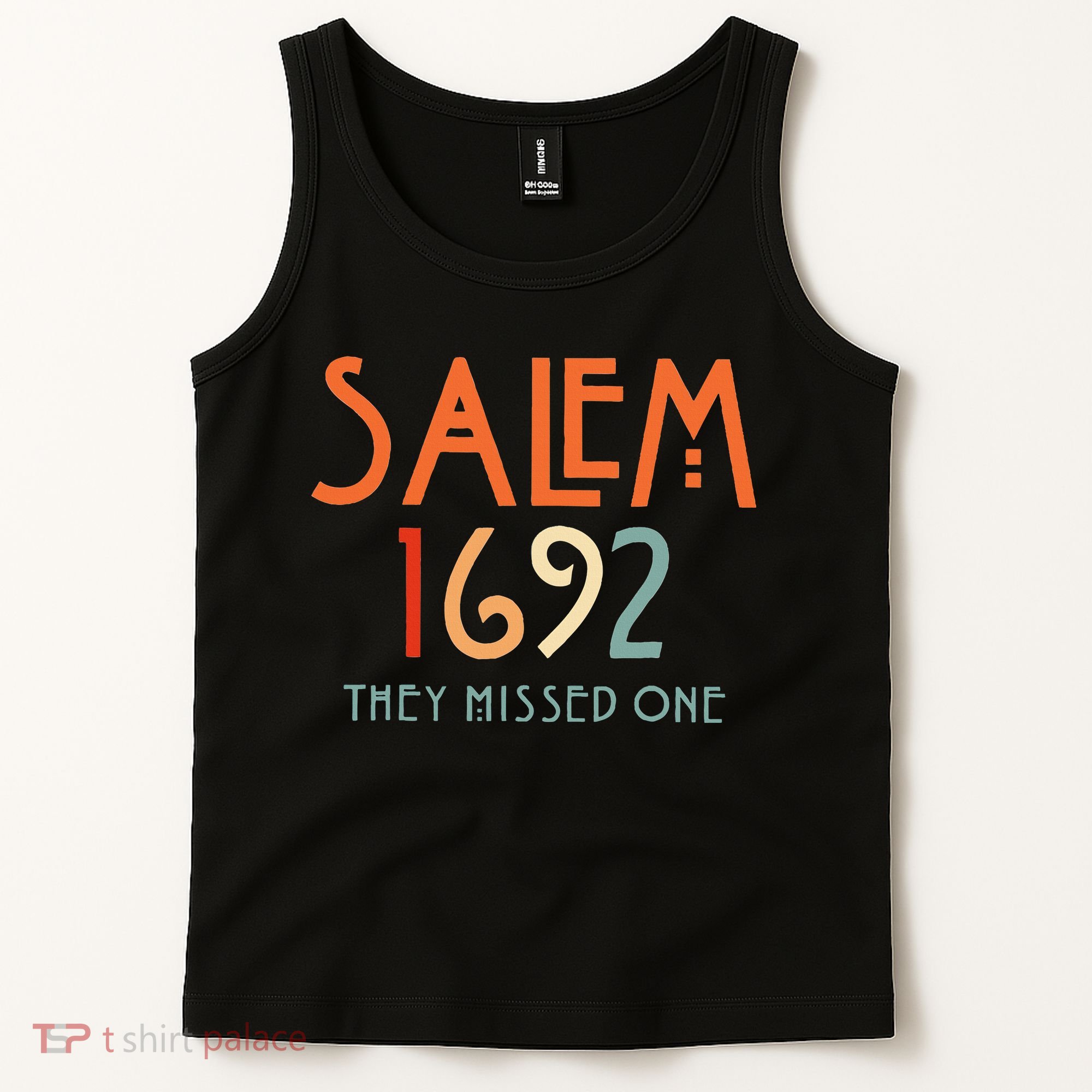 Salem 1692 They Missed One Salem Witch 1692 Halloween Tank Top