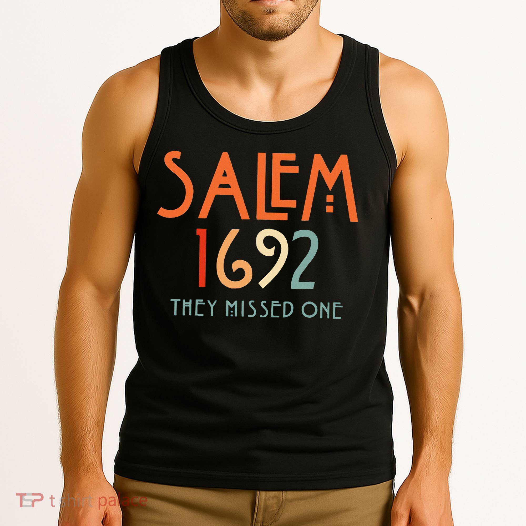 Salem 1692 They Missed One Salem Witch 1692 Halloween Tank Top