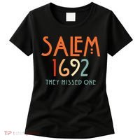 Salem 1692 They Missed One Salem Witch 1692 Halloween Women's T-Shirt thumb 0