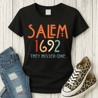 Salem 1692 They Missed One Salem Witch 1692 Halloween Women's T-Shirt thumb 3