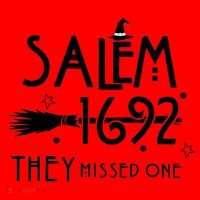 Salem 1692 They Missed One Witch Halloween Santa Hat thumb 1