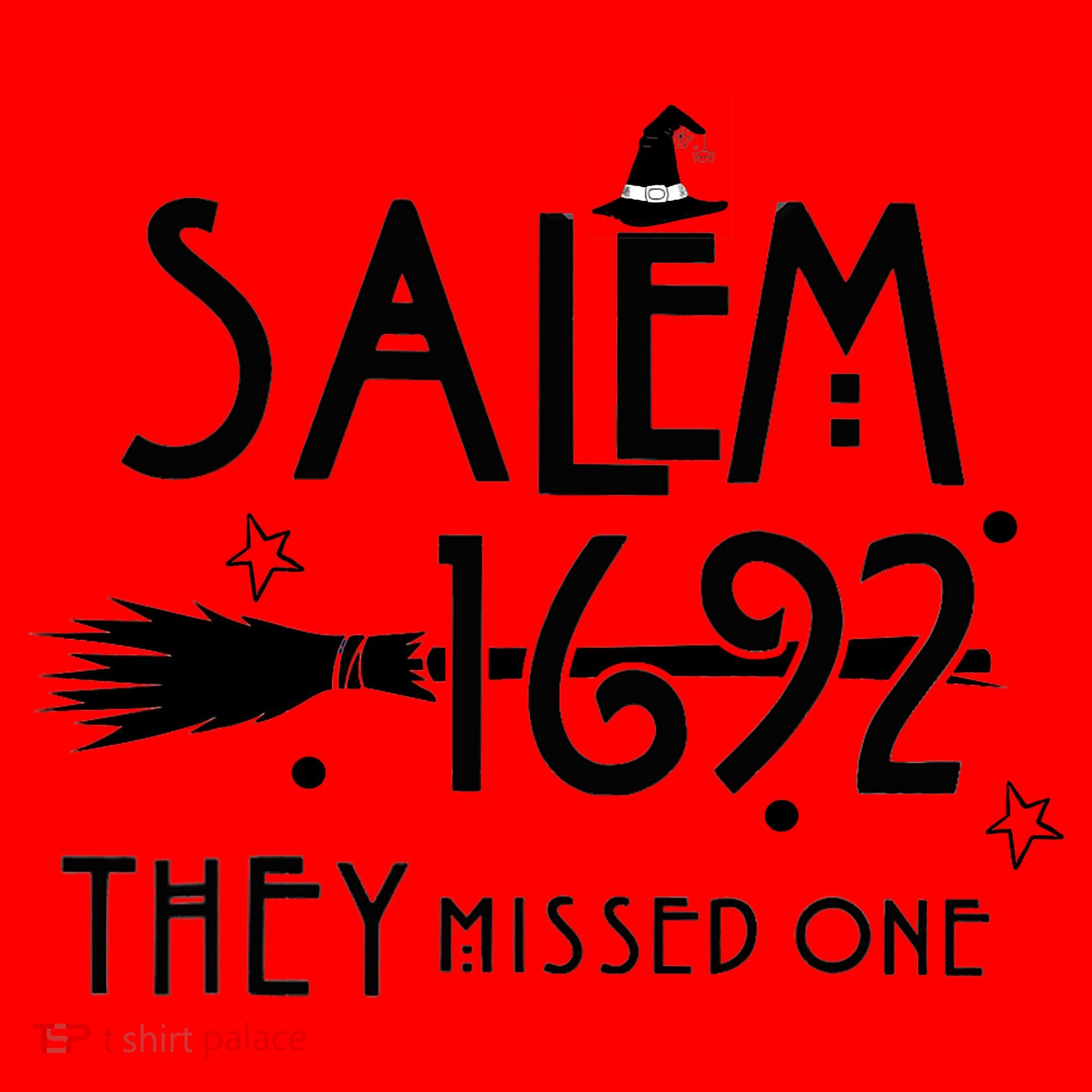 Salem 1692 They Missed One Witch Halloween Santa Hat