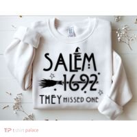 Salem 1692 They Missed One Witch Halloween Sweatshirt thumb 2