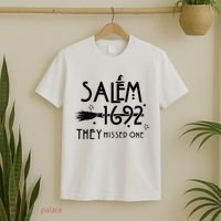 Salem 1692 They Missed One Witch Halloween T-Shirt thumb 2